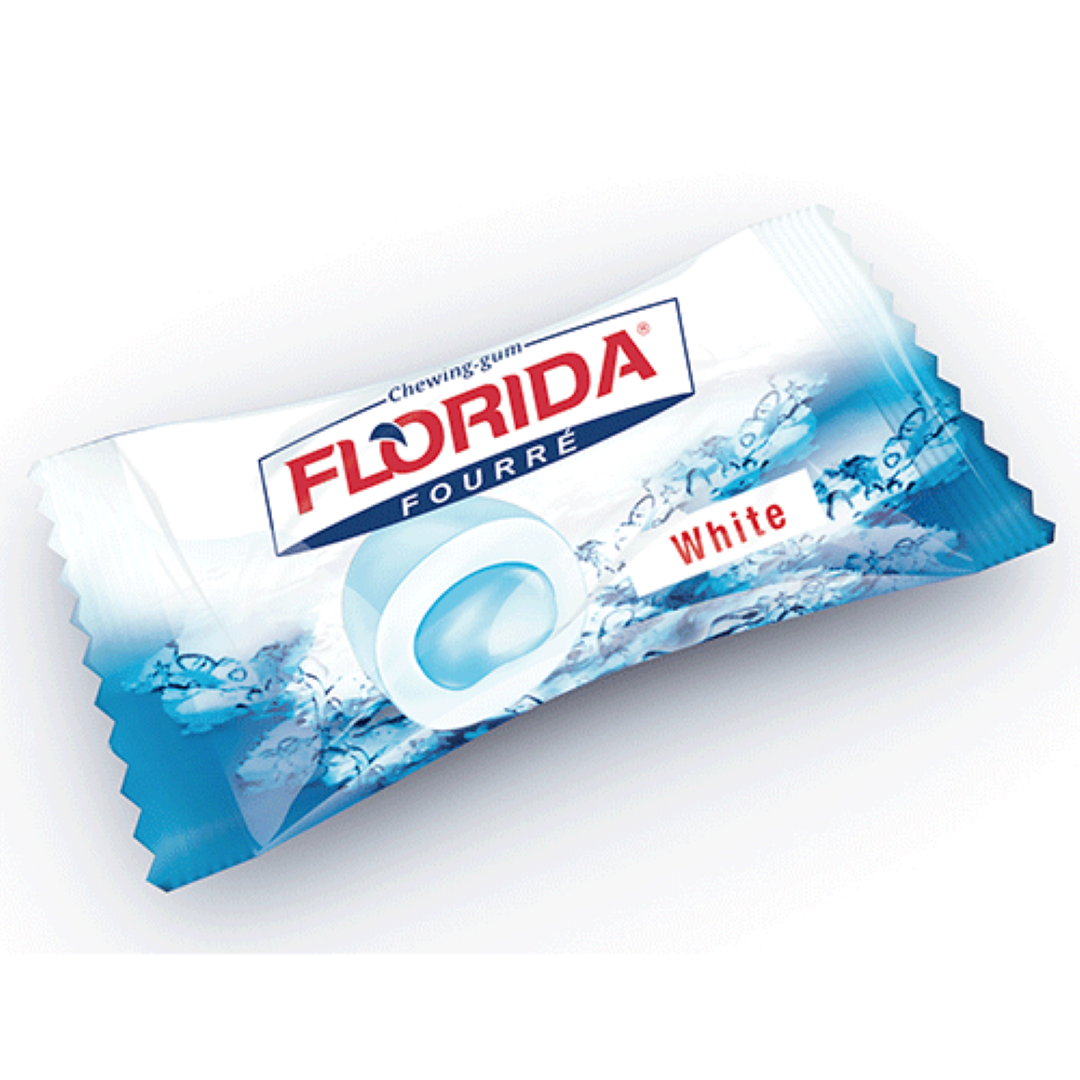 FLORIDA WHITE FRESH CHEWING GUM 100'S